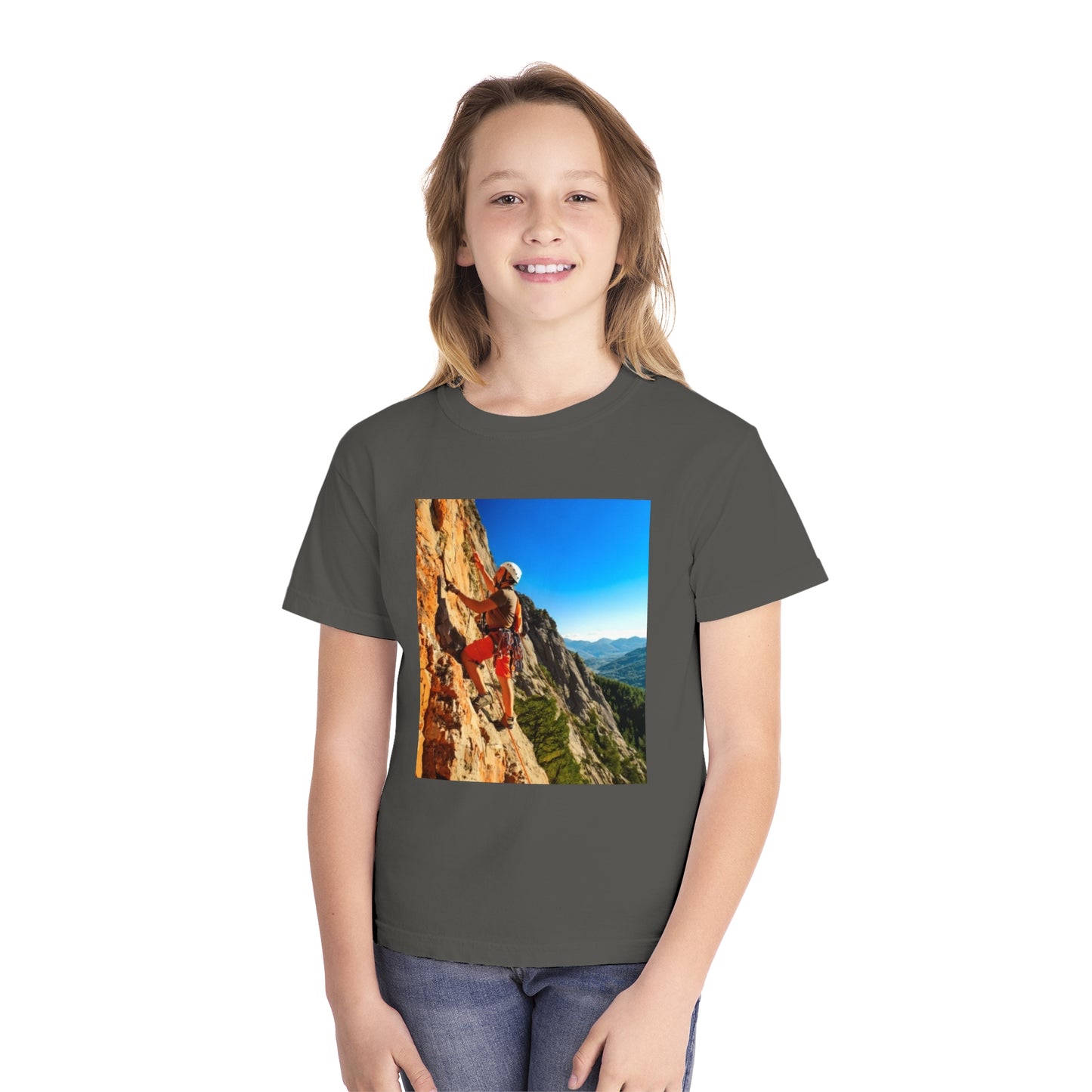 Rock Climbing Youth Midweight Tee