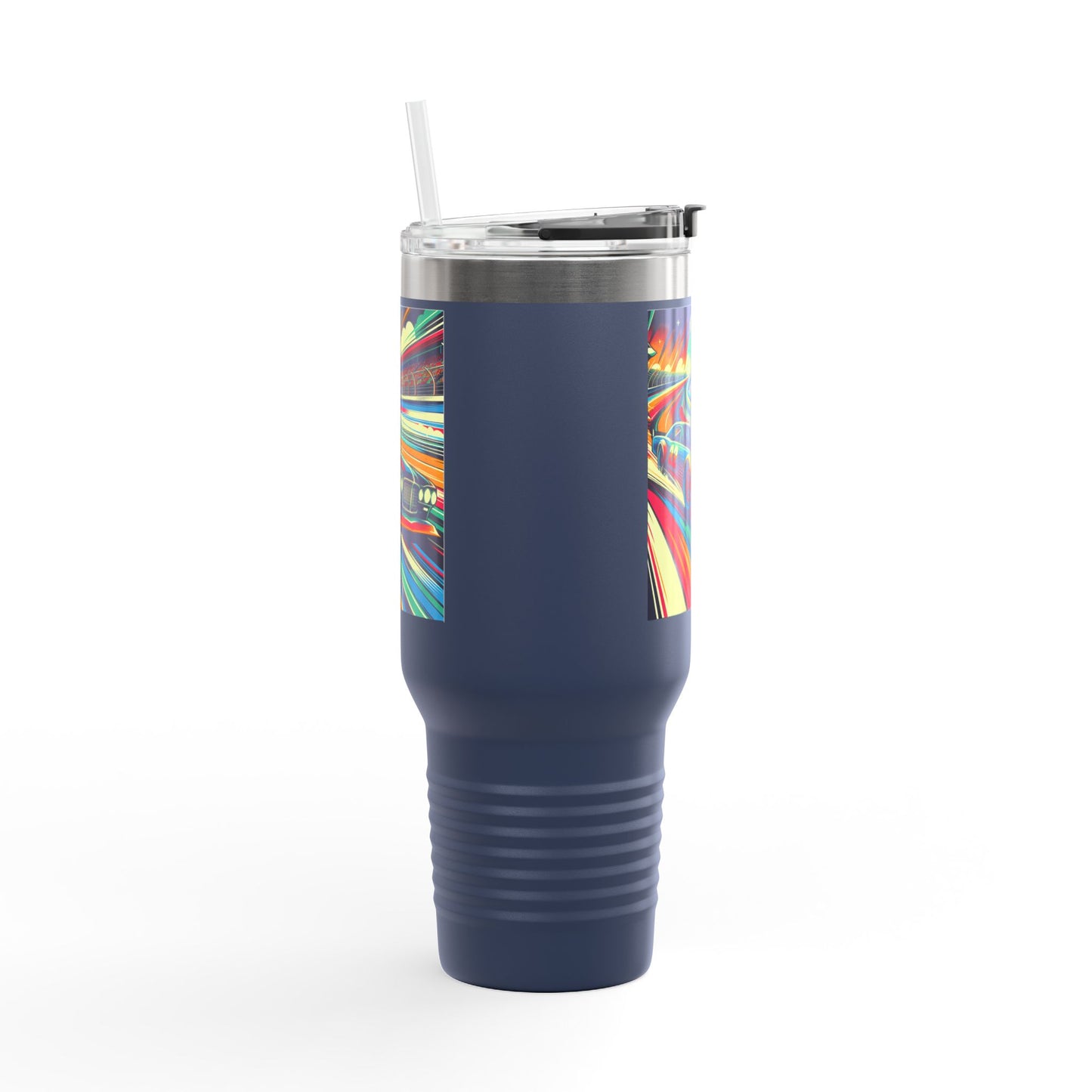 Vintage NASCAR Insulated Travel Mug, 40oz, Perfect for Fans, Sports Events, Coffee, Tea, Water