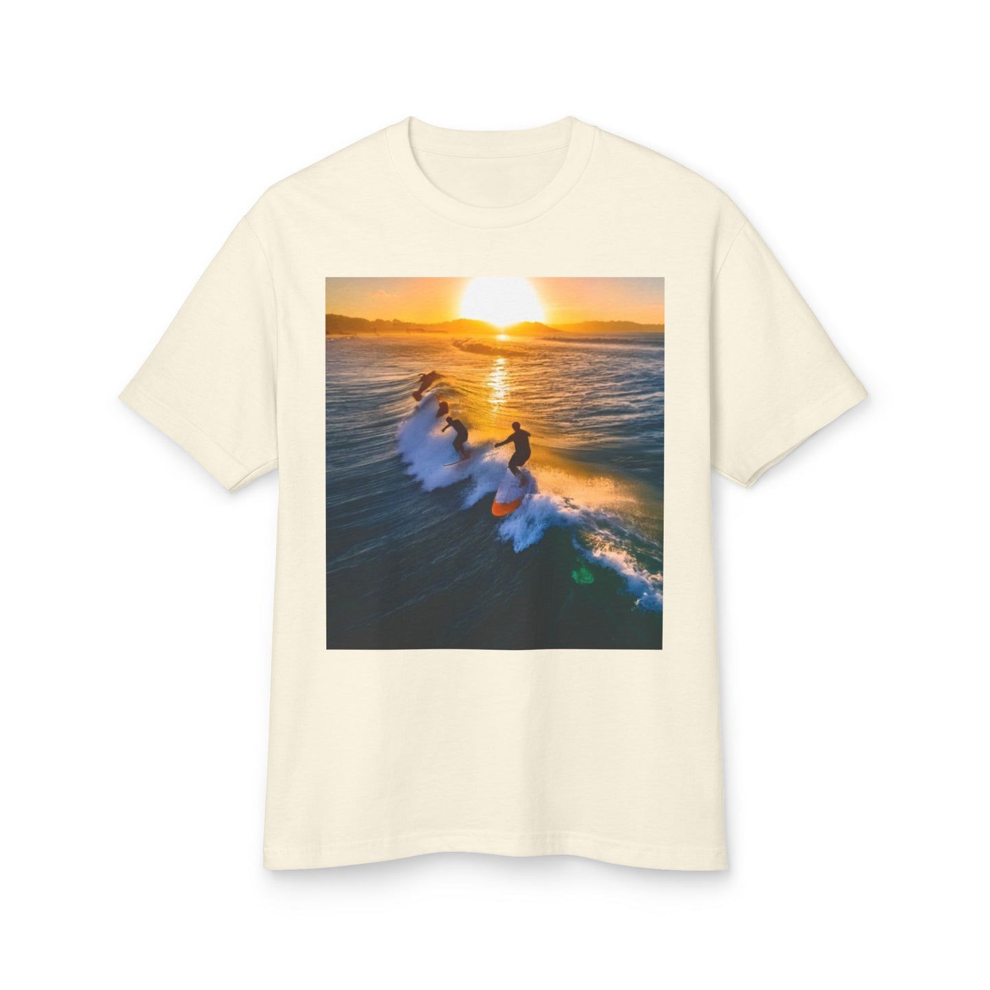 Surfing Heavyweight Tee - Unisex Garment-Dyed Shirt
