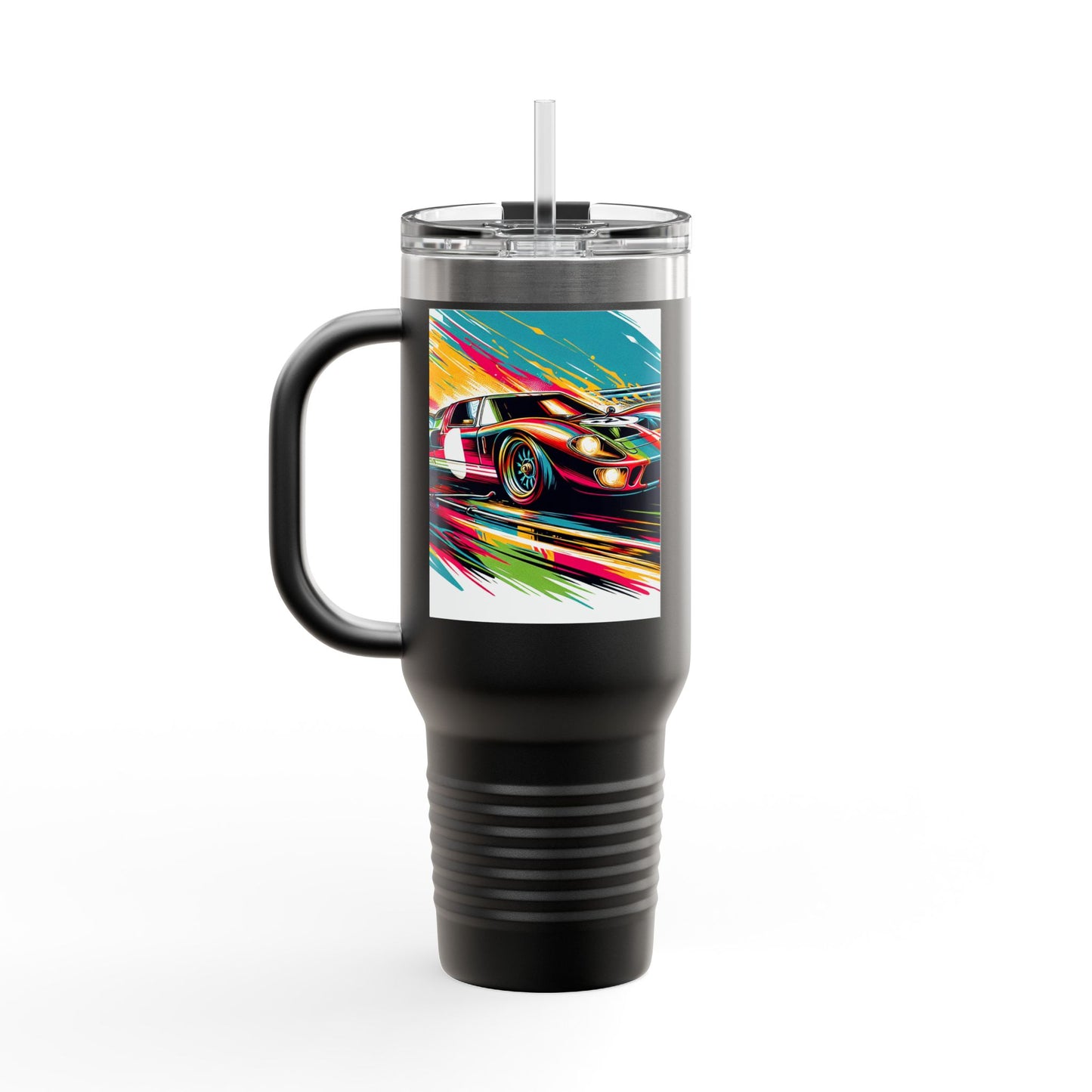 Vintage NASCAR Insulated Travel Mug, 40oz, Perfect for Fans, Sports Events, Coffee, Tea, Water