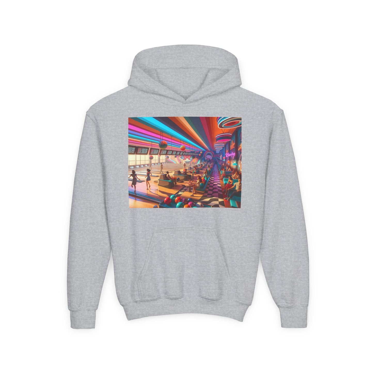 Bowling Youth Heavy Blend Hooded Sweatshirt