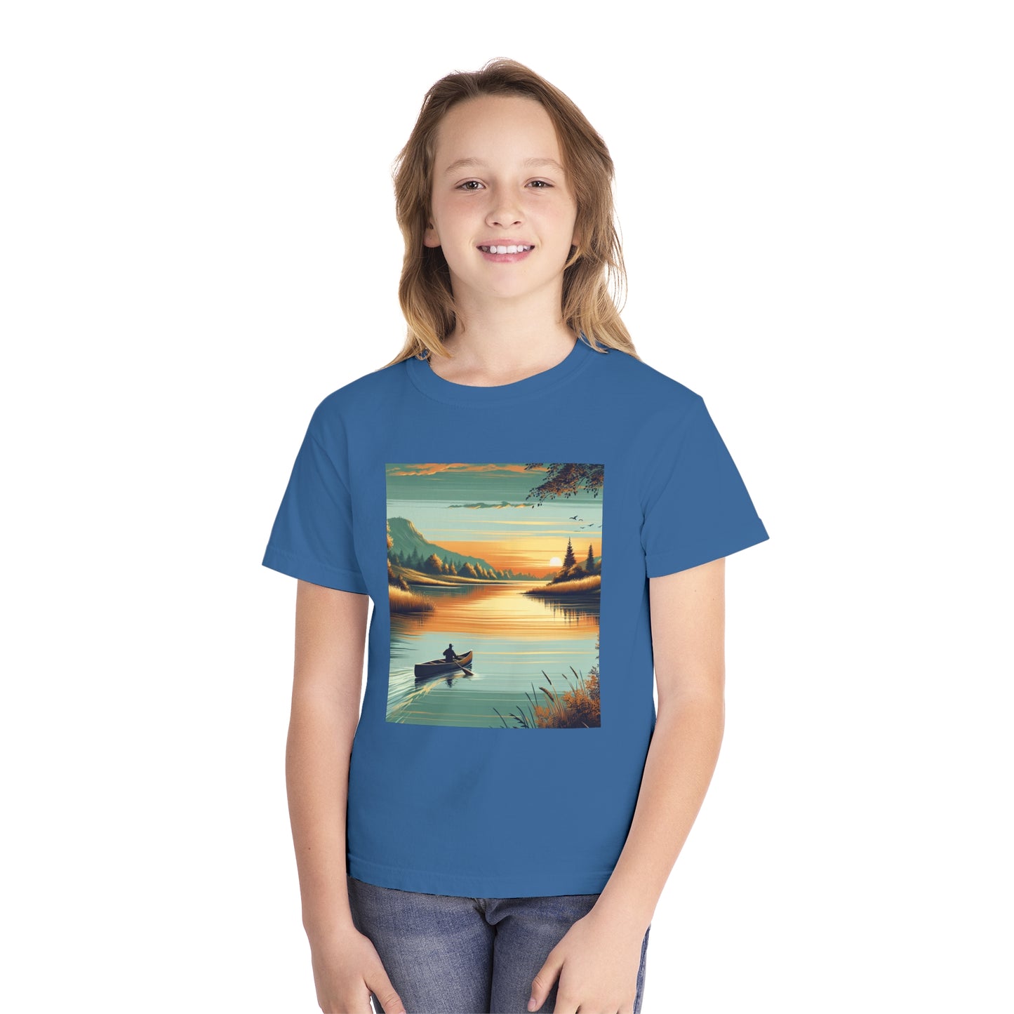 Canoeing Youth Midweight Tee