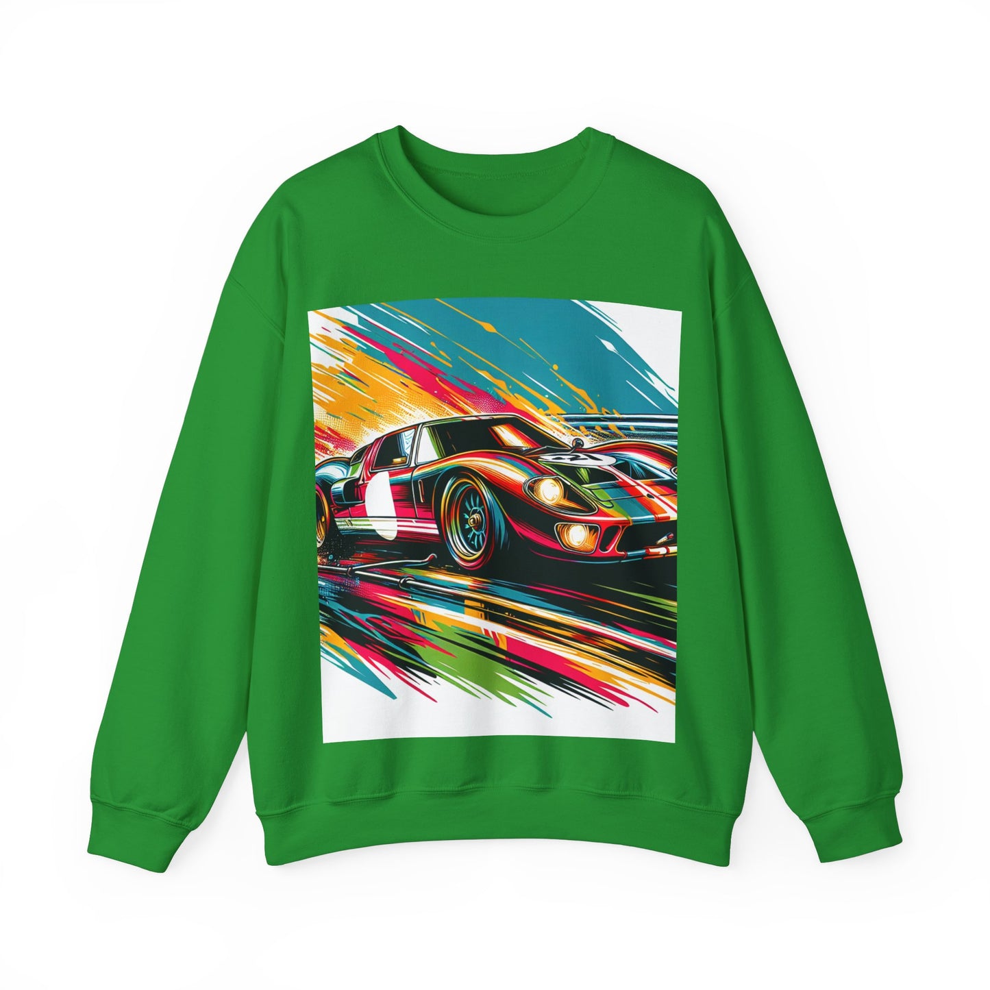 Race Car Crewneck Sweatshirt | Racing Apparel, Unisex Sweatshirt, Nascar Gift, Motorsports Clothing, Car Enthusiasts Sweatshirt