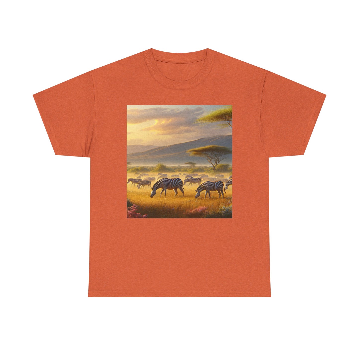 Zebras Women's Heavy Cotton Tee