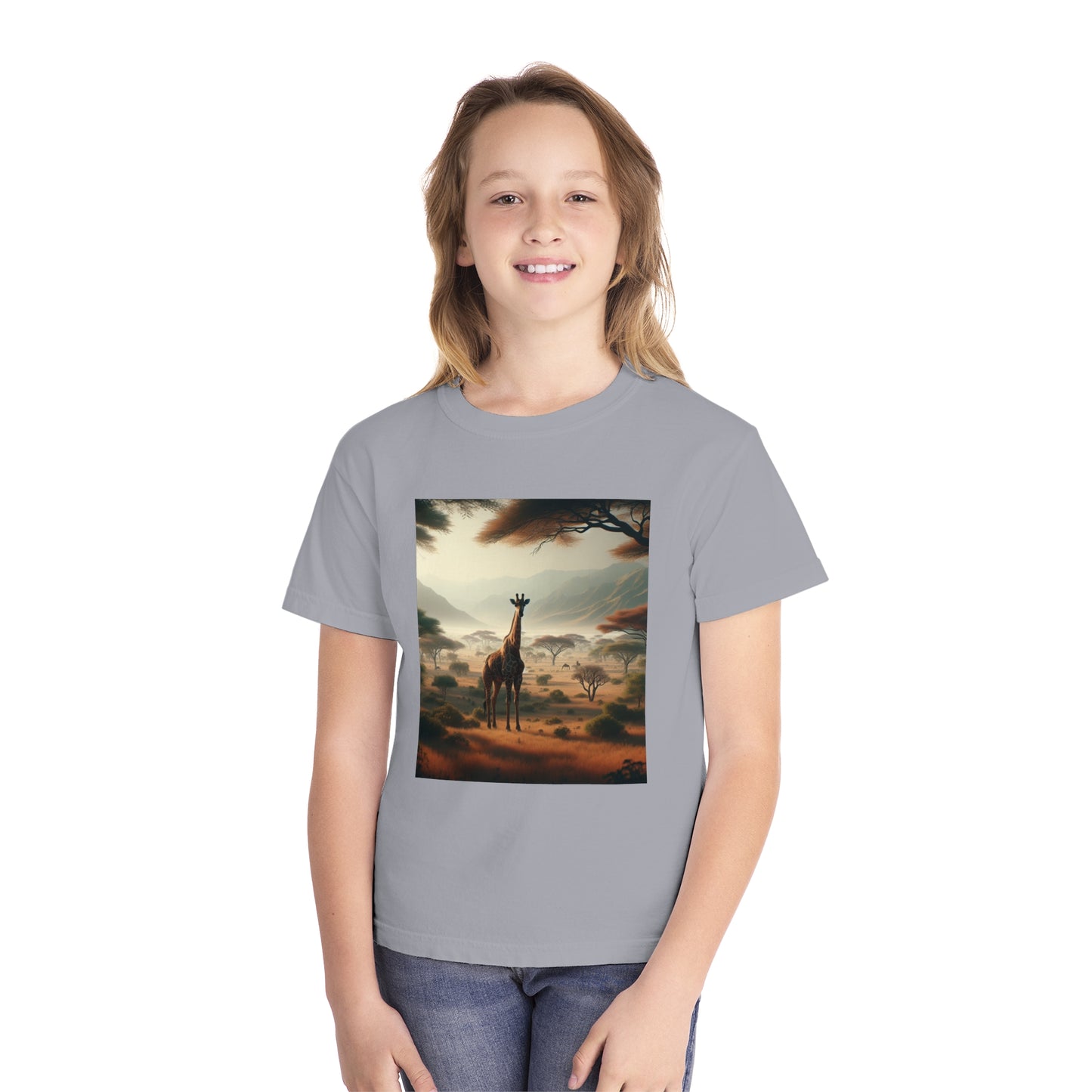 Giraffes Youth Midweight Tee