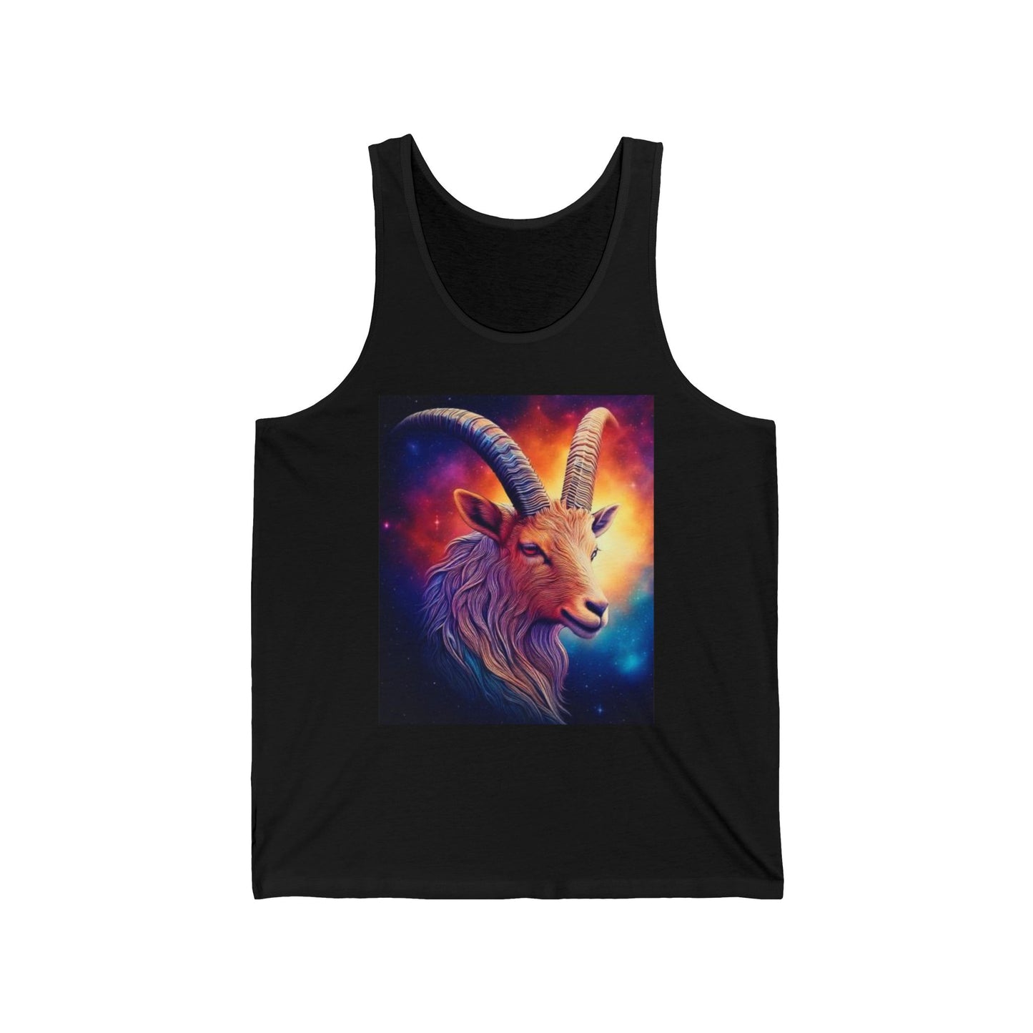 Capricorn Unisex Jersey Tank Top - Perfect for Festivals & Casual Wear
