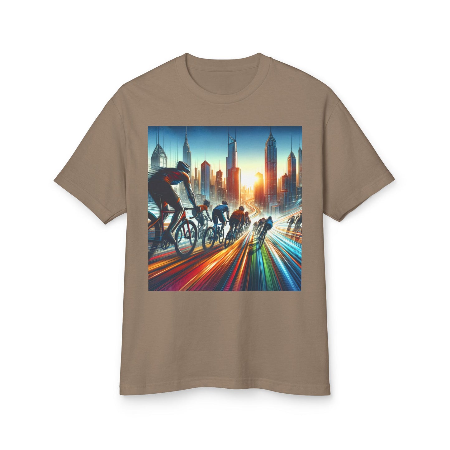 Cycling Heavyweight Tee - Unisex Garment-Dyed Shirt