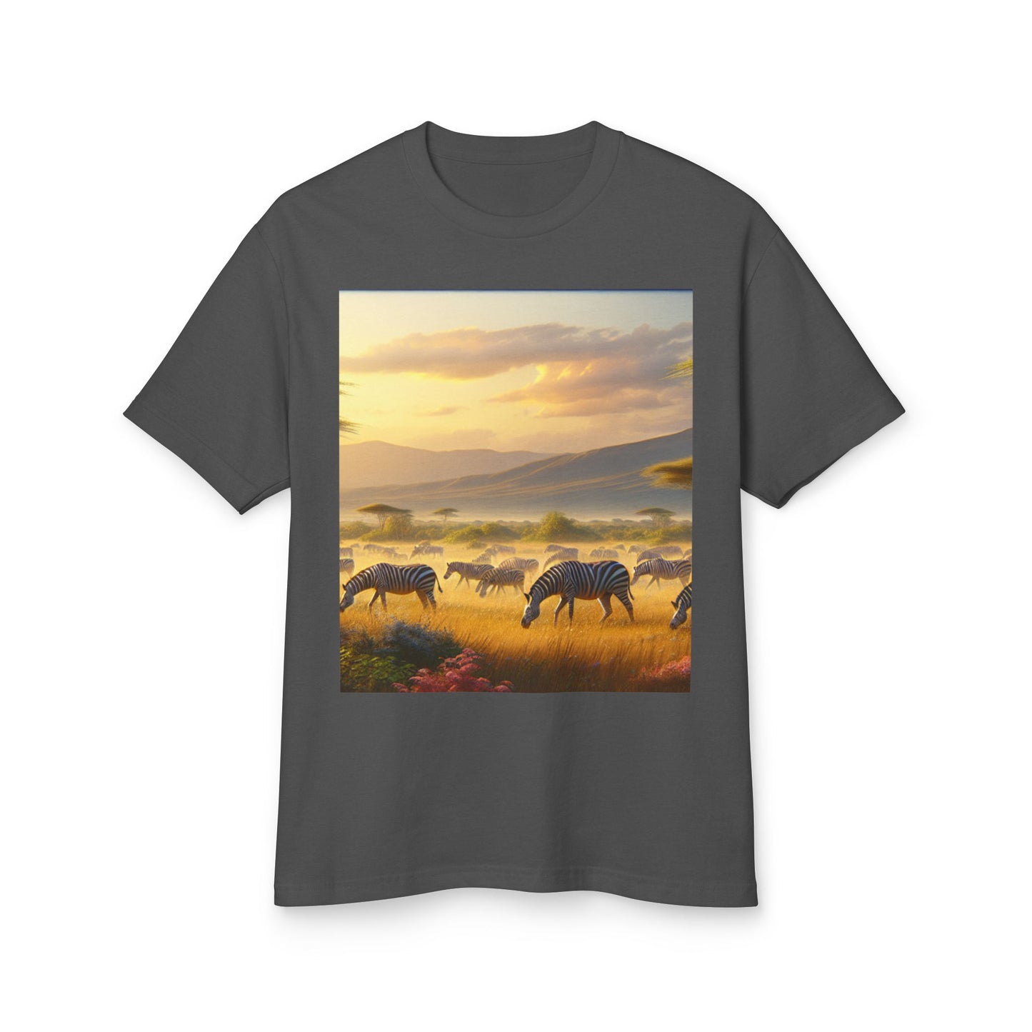 Zebras Heavyweight Tee - Unisex Garment-Dyed Shirt