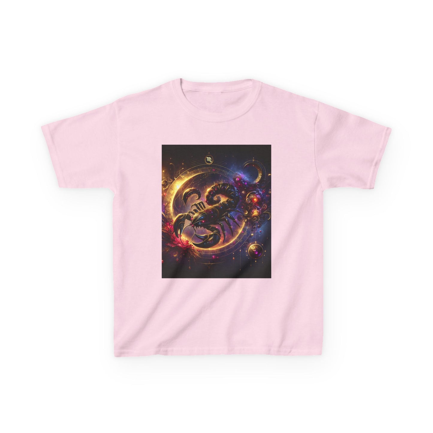 Scorpio  Horoscope Kids Tee - Cosmic Zodiac T-Shirt for Astrology Lovers, Birthday Gift, Everyday Wear, Reference Guide, Unique Design