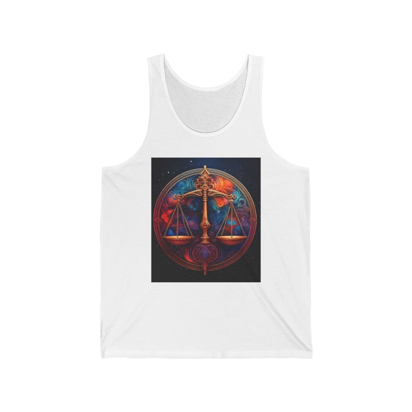 Libra Unisex Jersey Tank Top - Perfect for Festivals & Casual Wear