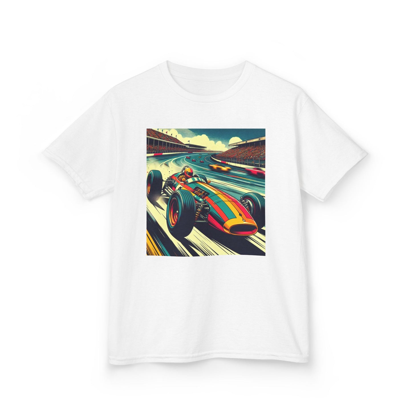 Vintage F1 Kids Tee, Birthday Gift, Everyday Wear, Reference Guide, Unique Design
