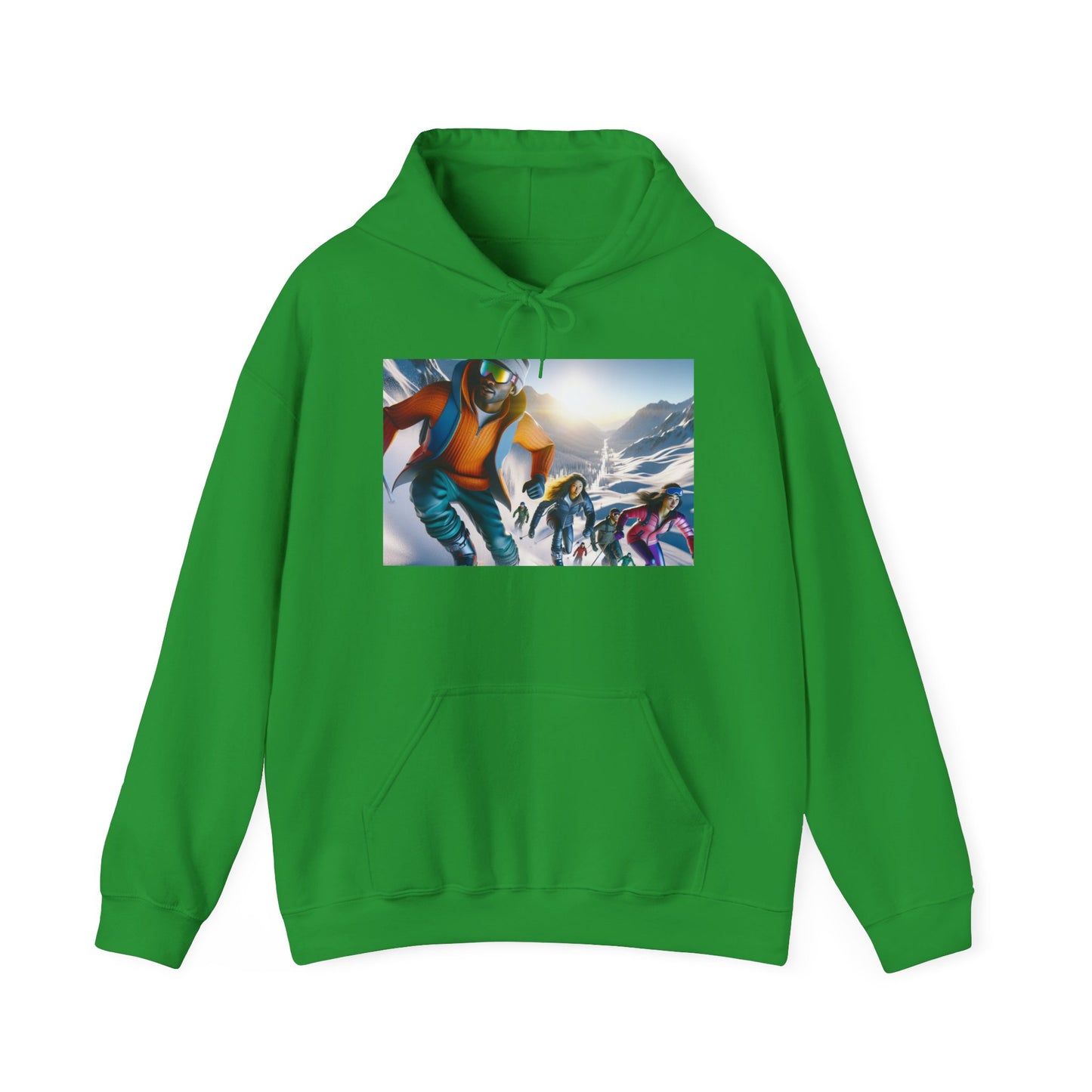 Skiing Unisex Hoodie - Sports Team Vibes