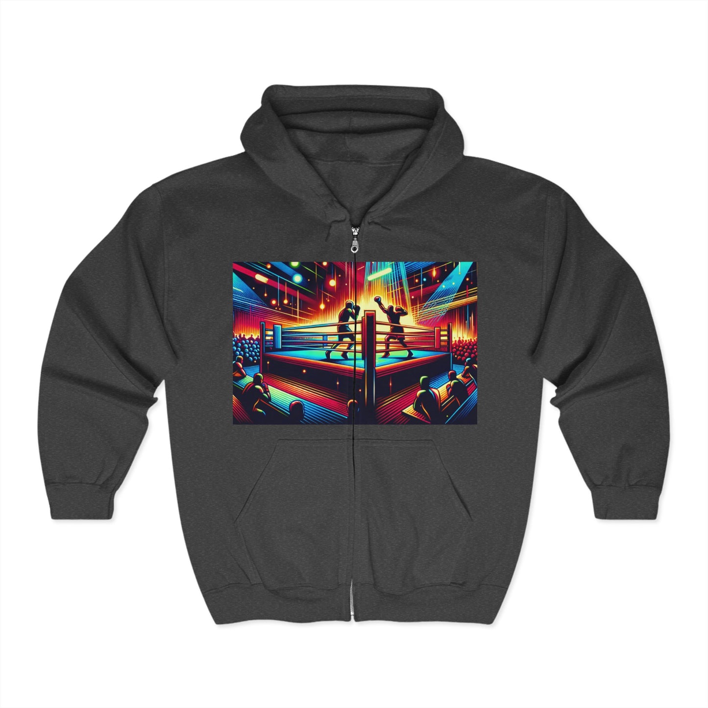 Boxing Unisex Heavy Blend™ Full Zip Hooded Sweatshirt