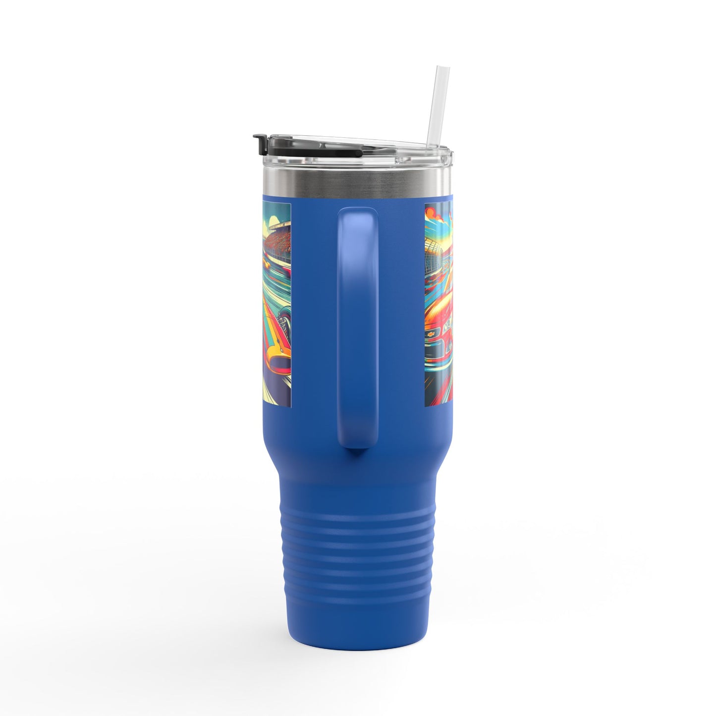 Vintage F1 Insulated Travel Mug, 40oz, Perfect for Fans, Sports Events, Coffee, Tea, Water