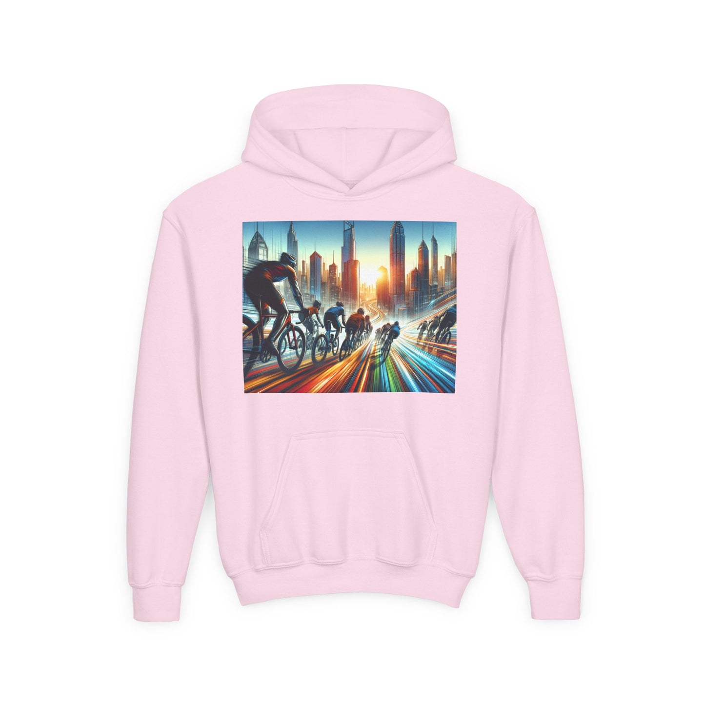 Cycling Youth Hoodie - Heavy Blend Sweatshirt