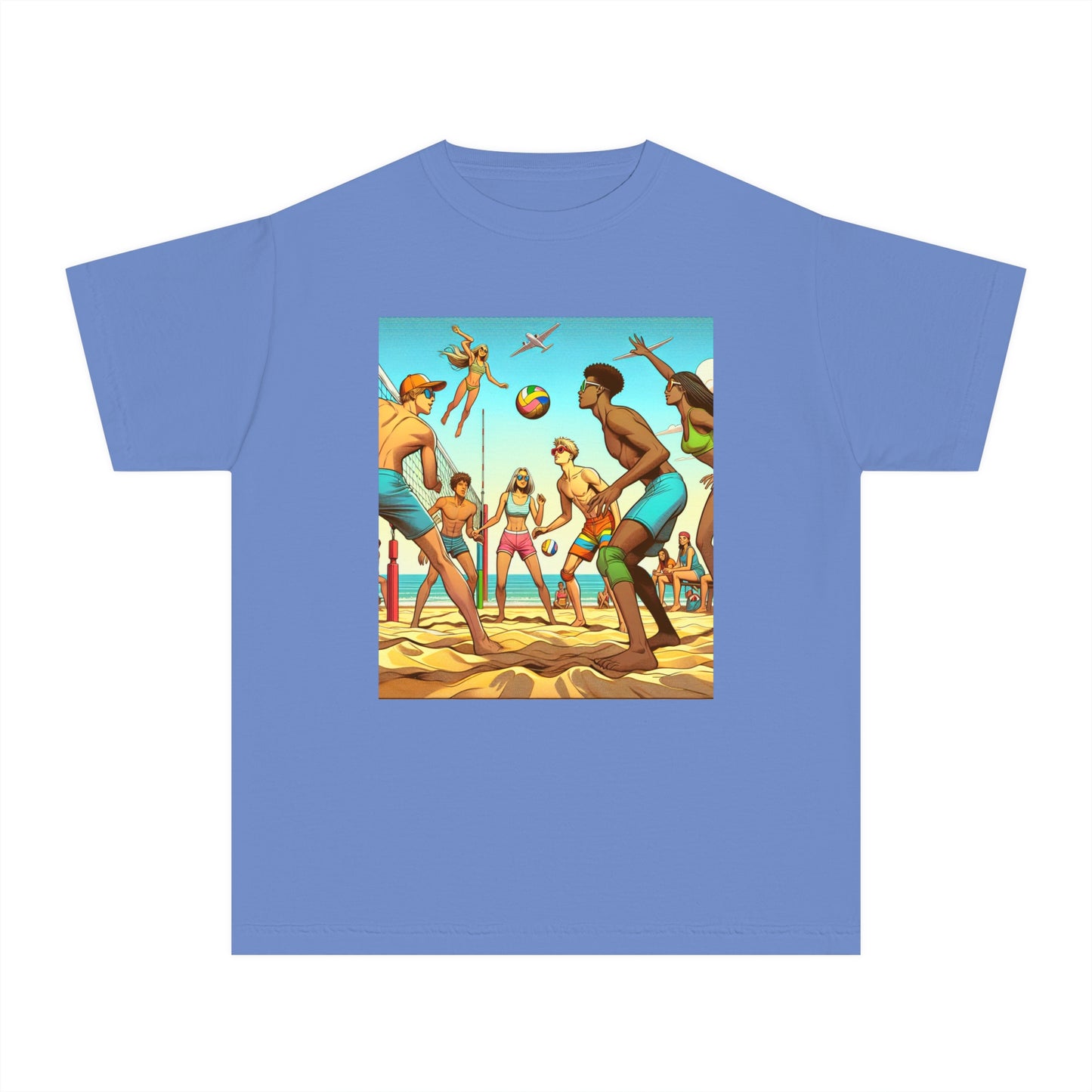 Volleyball Youth Midweight Tee