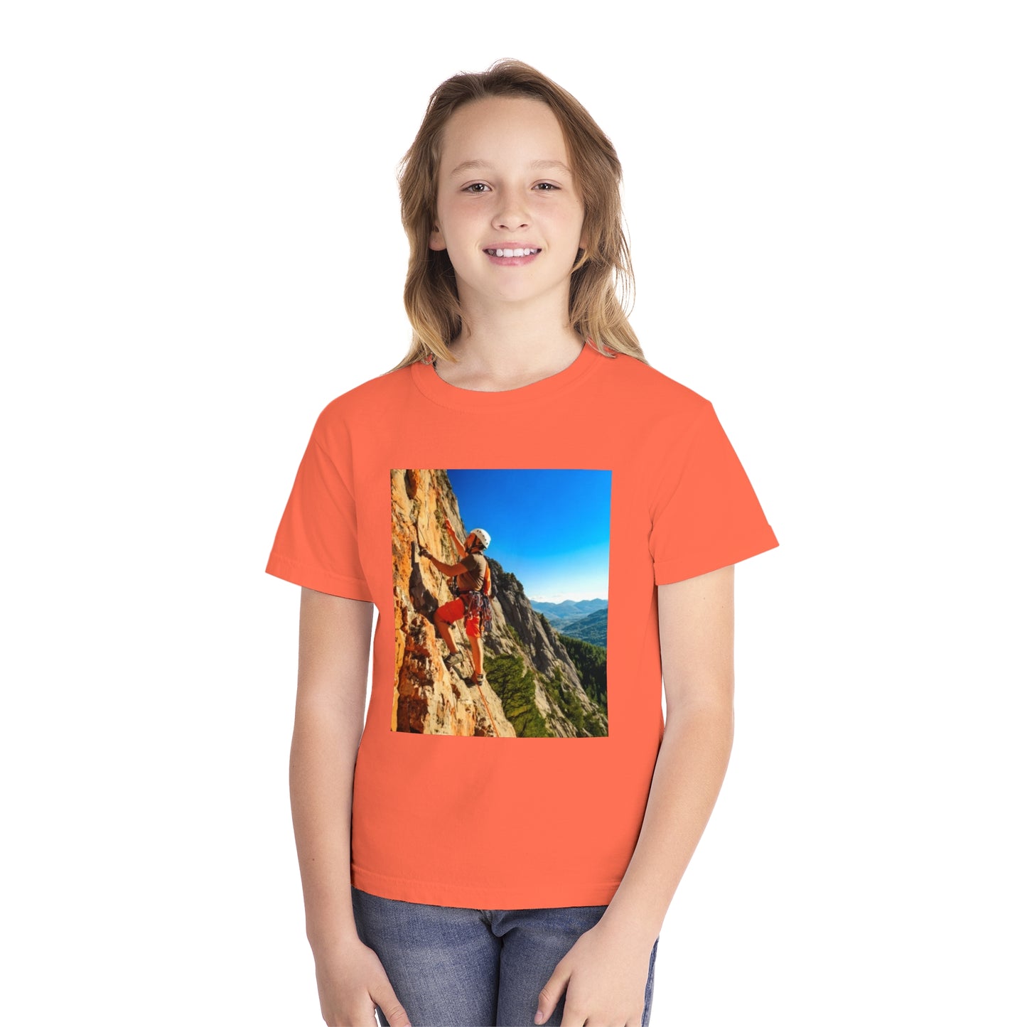 Rock Climbing Youth Midweight Tee