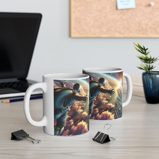 Sky Diving Ceramic Mug