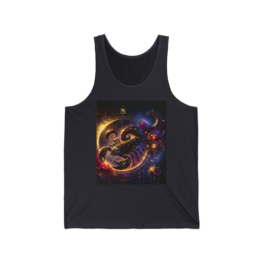 Scorpio Unisex Jersey Tank Top - Perfect for Festivals & Casual Wear