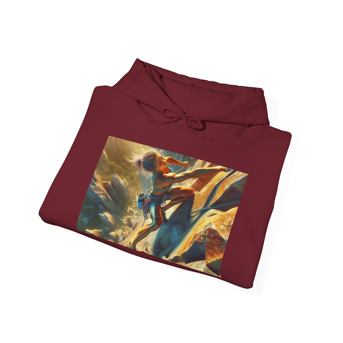 Rock Climbing Unisex Hoodie - Sports Team Vibes