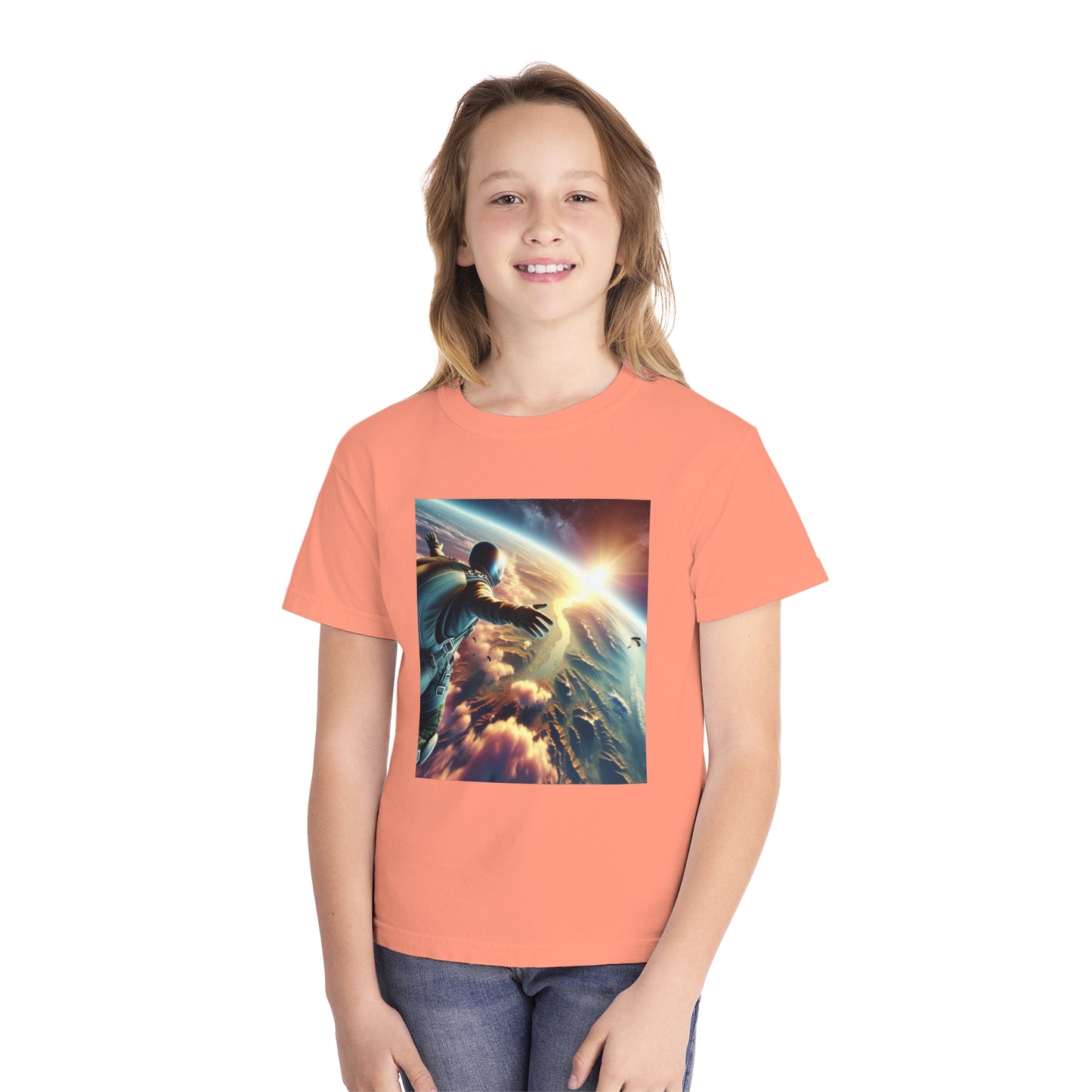Sky Diving Youth Midweight Tee