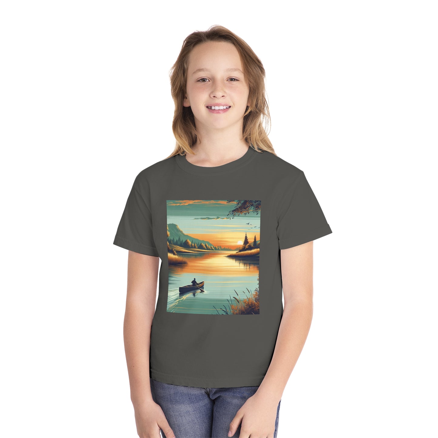 Canoeing Youth Midweight Tee