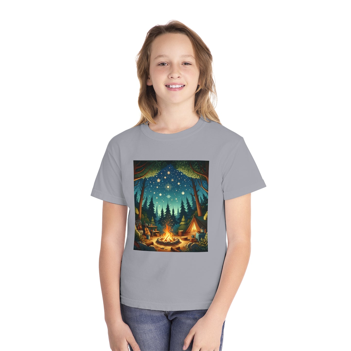 Camping Youth Midweight Tee
