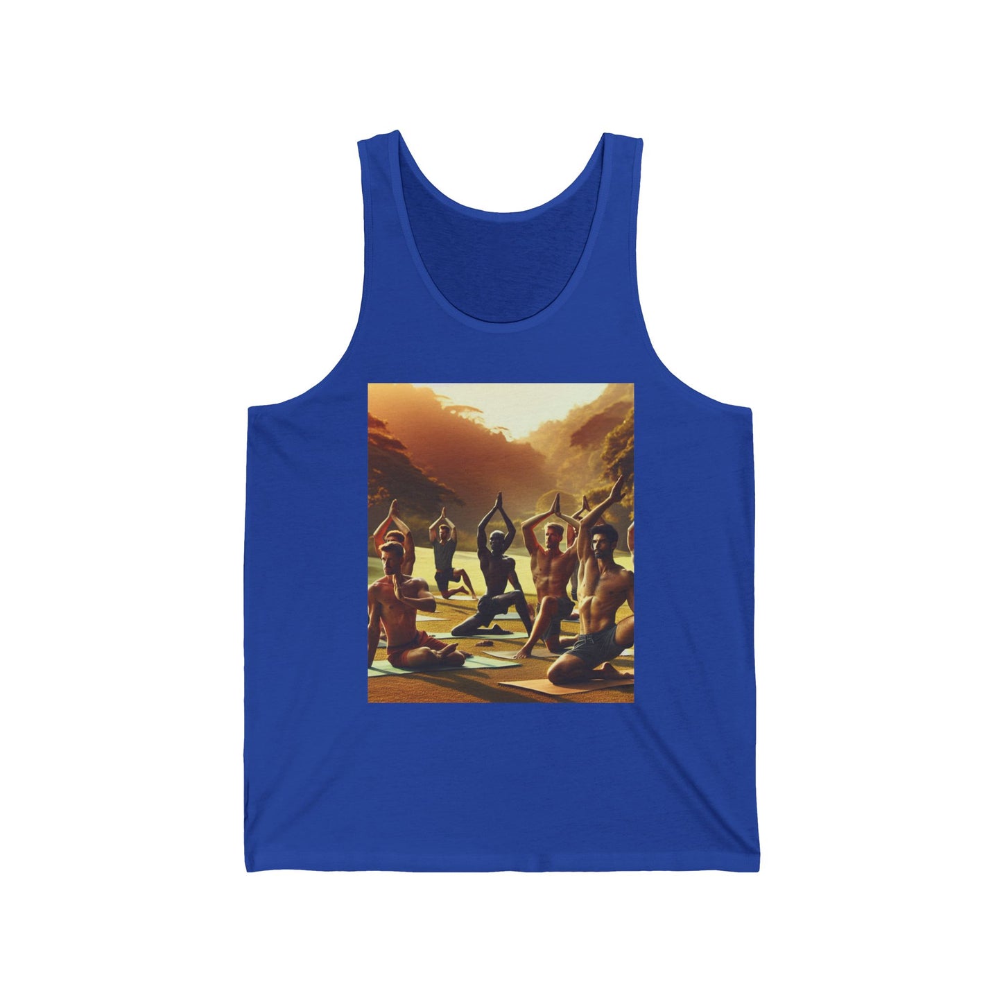 Yoga Unisex Jersey Tank Top - Perfect for Festivals & Casual Wear