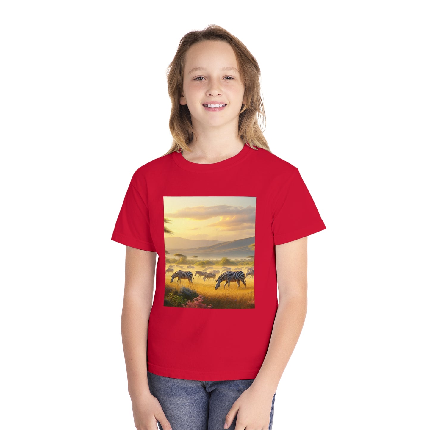 Zebras Youth Midweight Tee