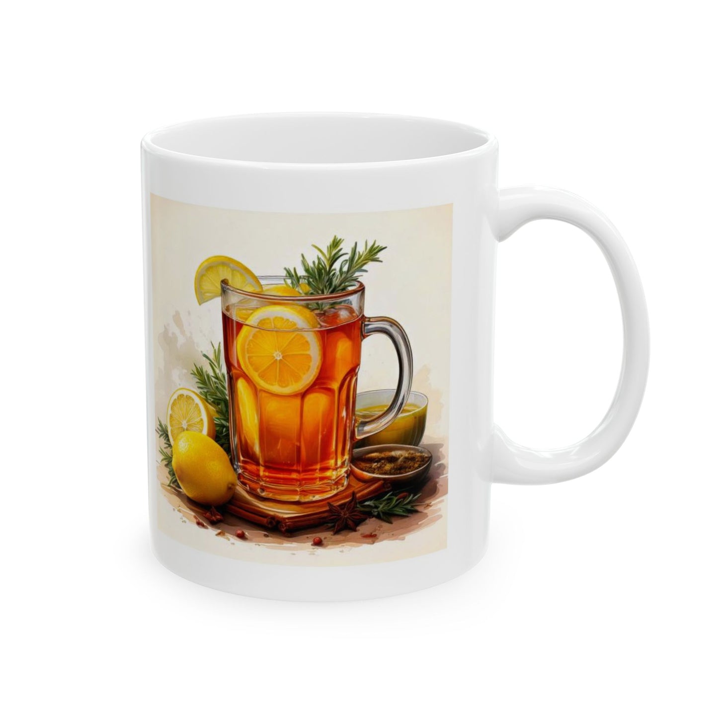 Hot Toddy Ceramic Recipe Mug