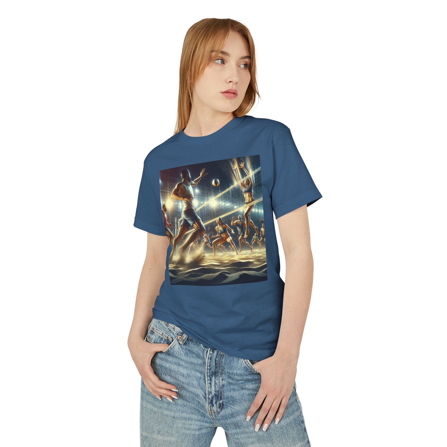 Volleyball Heavyweight Tee - Unisex Garment-Dyed Shirt