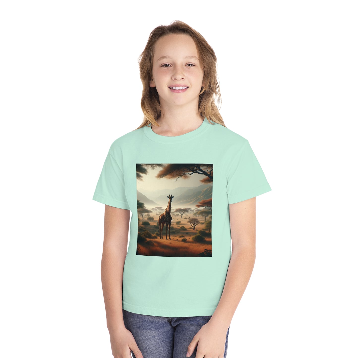 Giraffes Youth Midweight Tee