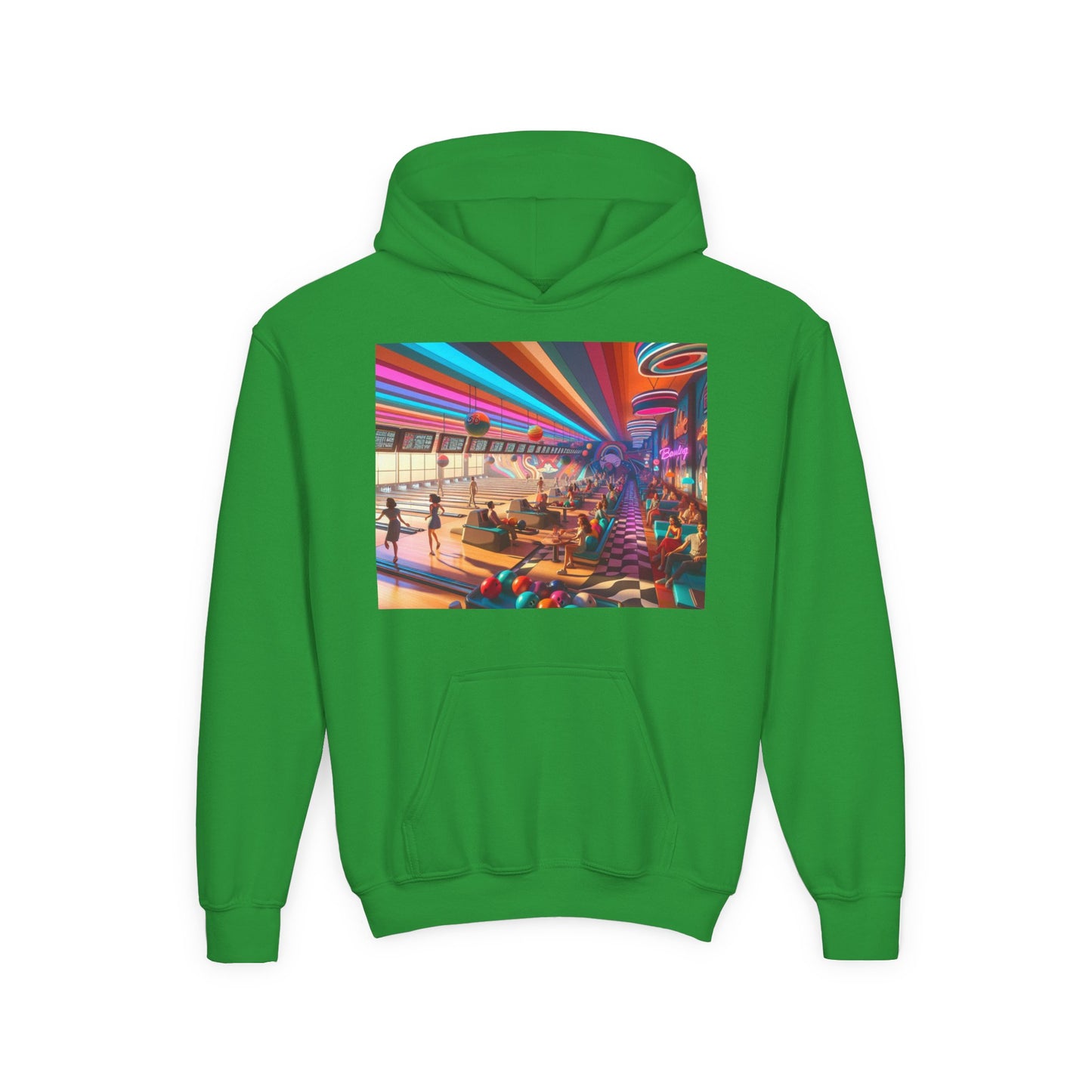 Bowling Youth Heavy Blend Hooded Sweatshirt