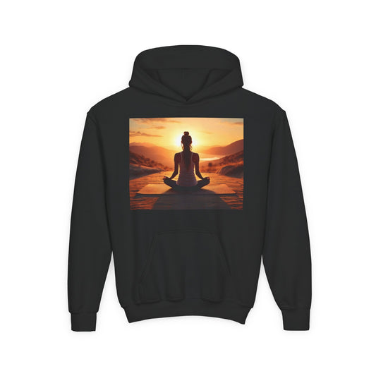 Yoga Youth Hoodie - Heavy Blend Sweatshirt