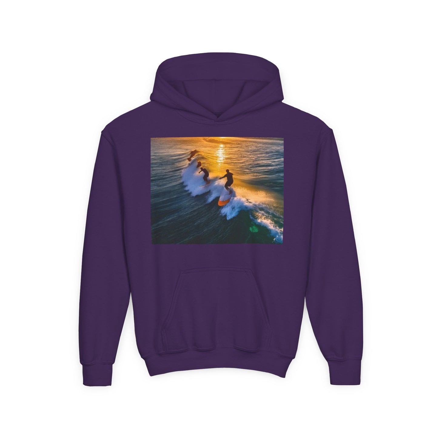 Surfing Youth Hoodie - Heavy Blend Sweatshirt