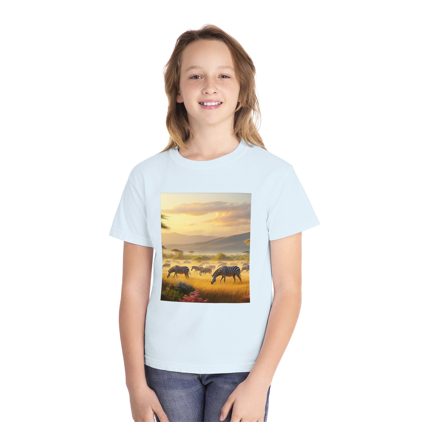 Zebras Youth Midweight Tee