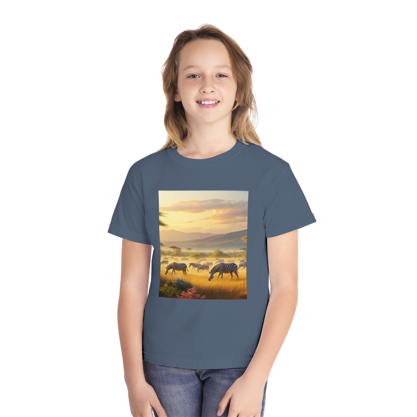Zebras Youth Midweight Tee