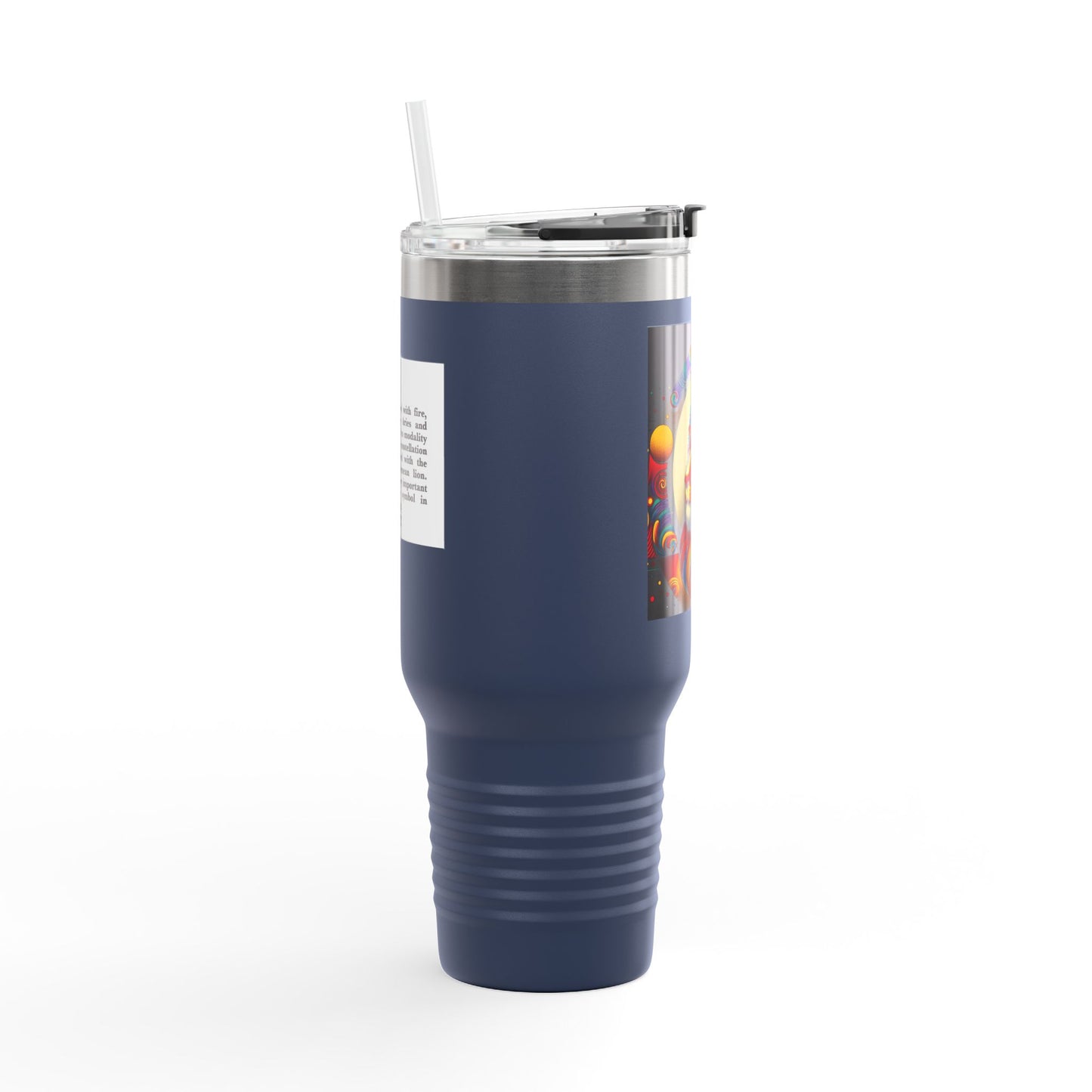 Leo Insulated Travel Mug, 40oz, Perfect for Zodiac Fans, Coffee, Tea, Water