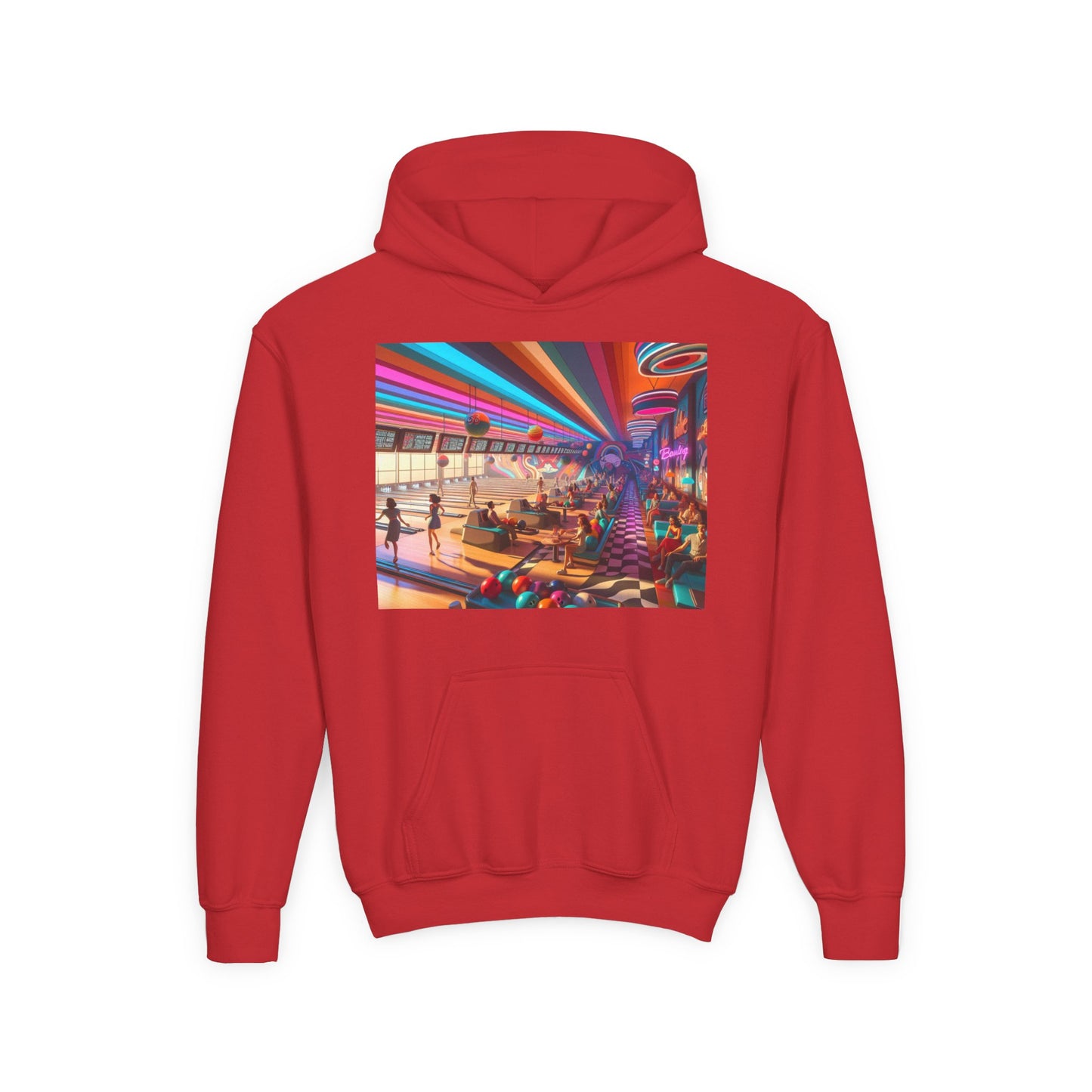 Bowling Youth Heavy Blend Hooded Sweatshirt