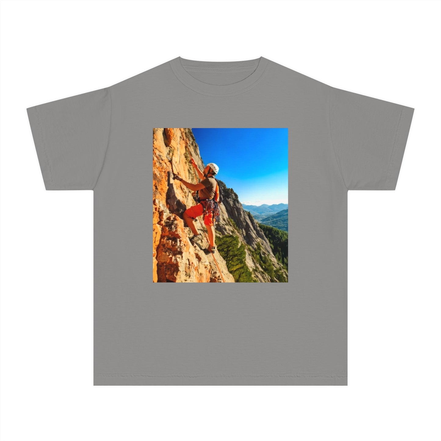 Rock Climbing Youth Midweight Tee