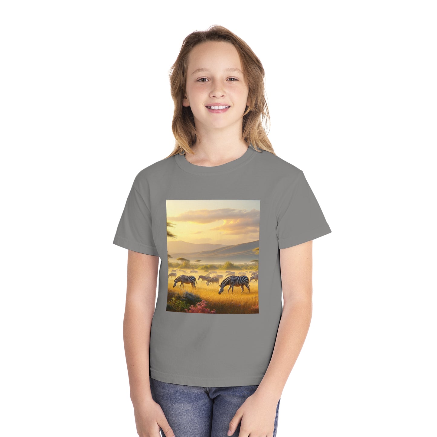 Zebras Youth Midweight Tee