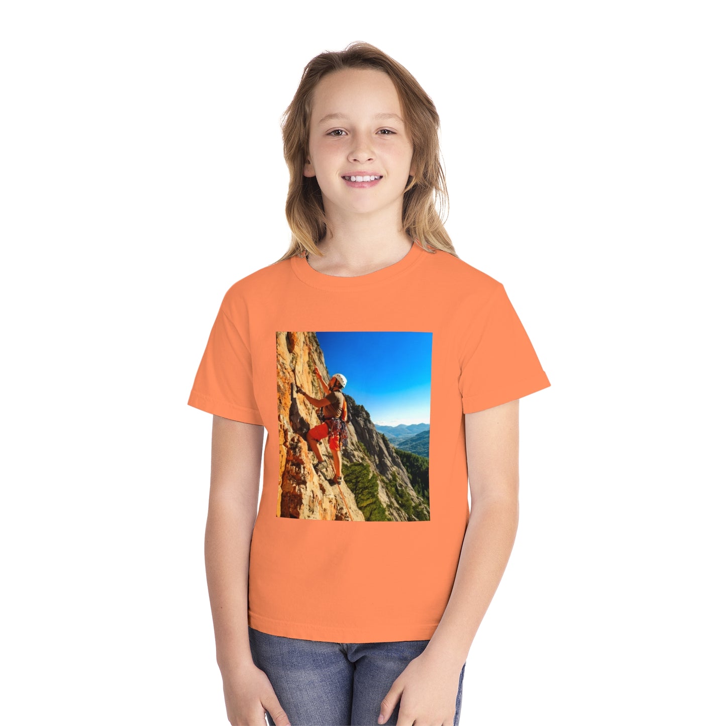 Rock Climbing Youth Midweight Tee