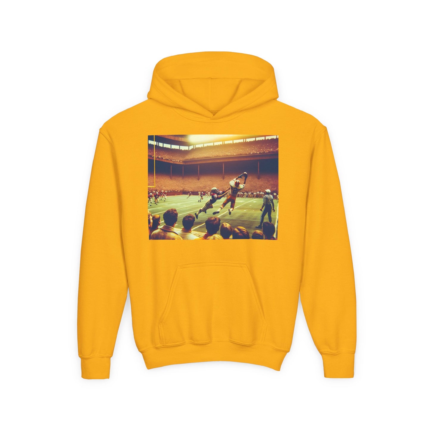 Football Youth Hoodie - Heavy Blend Sweatshirt