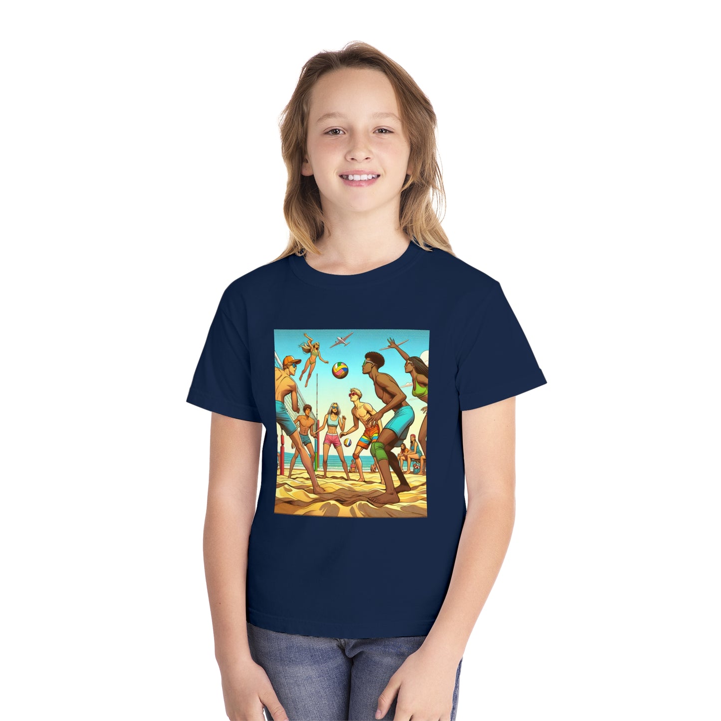 Volleyball Youth Midweight Tee