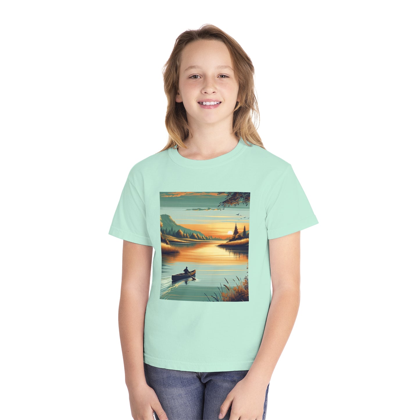 Canoeing Youth Midweight Tee