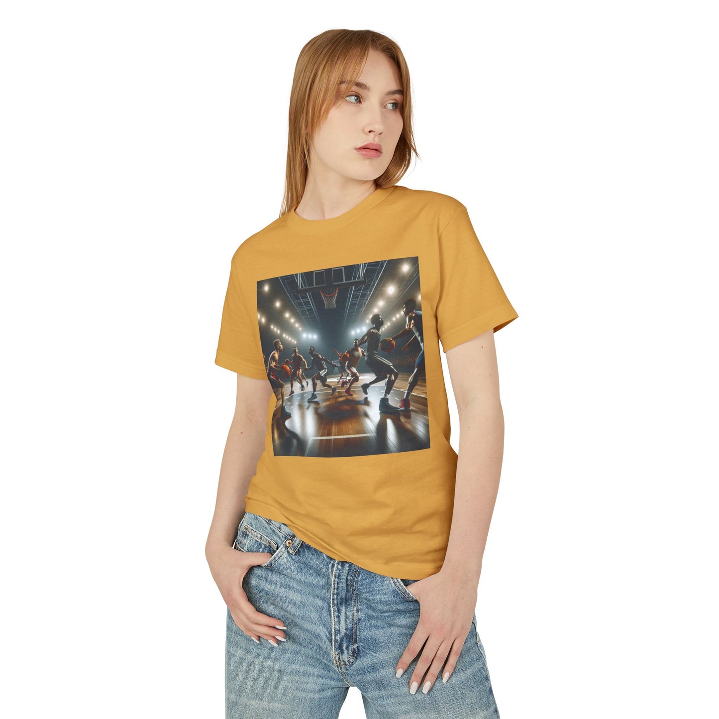 Basketball Heavyweight Tee - Unisex Garment-Dyed Shirt