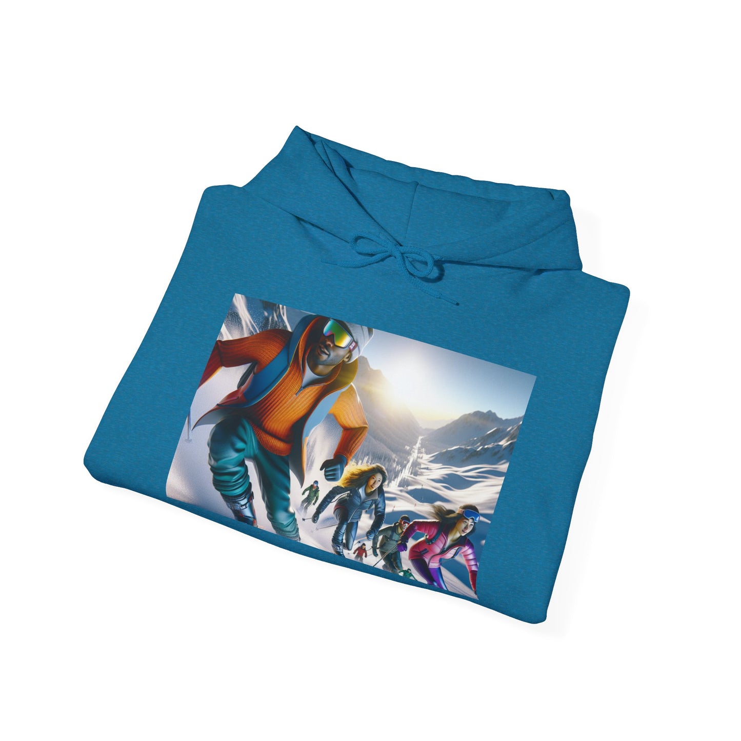 Skiing Unisex Hoodie - Sports Team Vibes