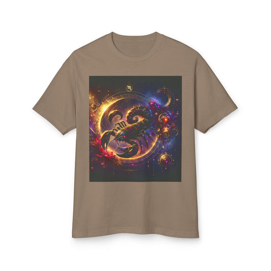 Scorpio Heavyweight Tee - Unisex Garment-Dyed Shirt