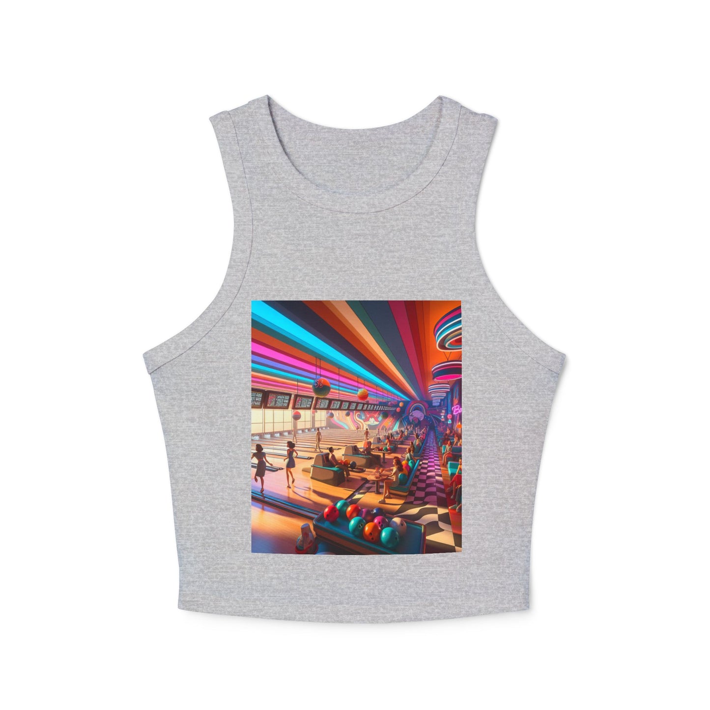 Bowling Women's Micro Rib Racer Tank Top