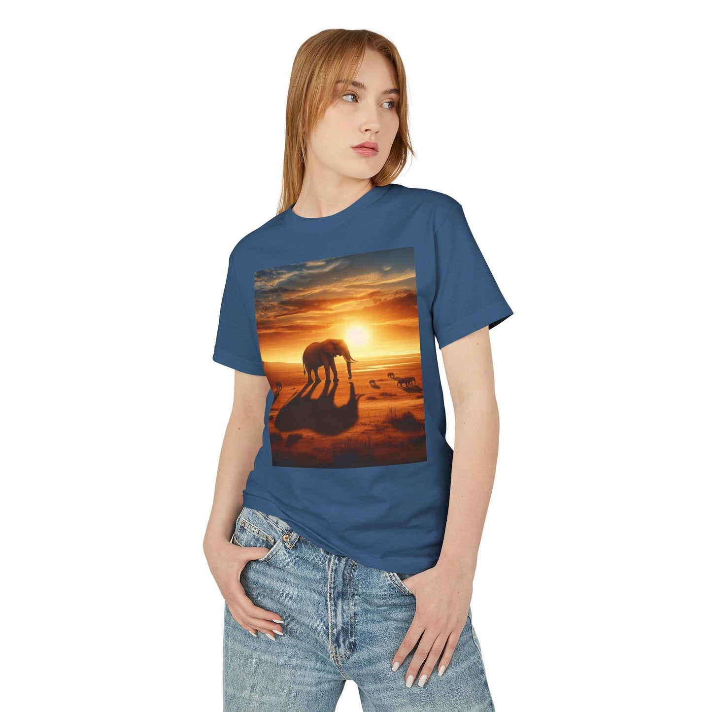 Elephants Heavyweight Tee - Unisex Garment-Dyed Shirt